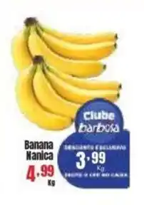 Barbosa Supermercados Banana Nanica oferta