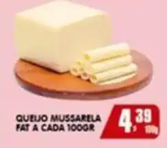 Higa's Supermercado Queijo mussarela fat a cada oferta