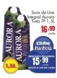 Barbosa Supermercados Suco de Uva Integral Aurora Tinto TP oferta