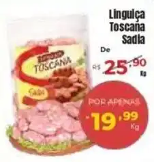 Barbosa Supermercados Linguiça Toscana Sadia oferta