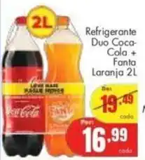 Barbosa Supermercados Refrigerante Duo Coca- Cola + Fanta Laranja oferta