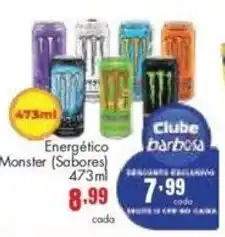 Barbosa Supermercados Energético Monster (Sabores) oferta