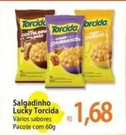 Atacadão Salgadinho Lucky Torcida oferta