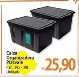 Atacadão Caixa Organizadora Plasvale oferta