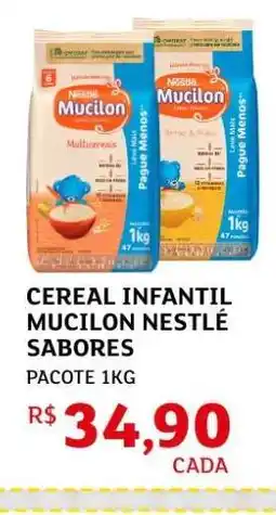Assaí Atacadista Cereal Infantil Mucilon Nestlé Sabores oferta