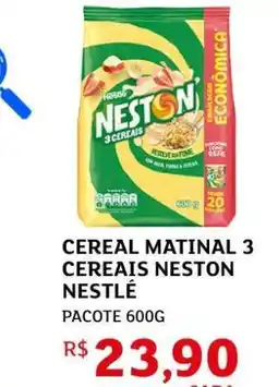Assaí Atacadista Cereal Matinal 3 Cereais Neston Nestlé oferta