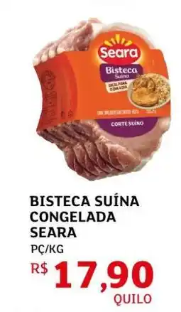 Assaí Atacadista Bisteca Suína Congelada Seara oferta