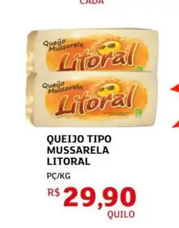 Assaí Atacadista QUEIJO TIPO MUSSARELA LITORAL oferta