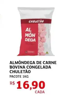 Assaí Atacadista Almôndega de Carne Bovina Congelada Chuletão oferta