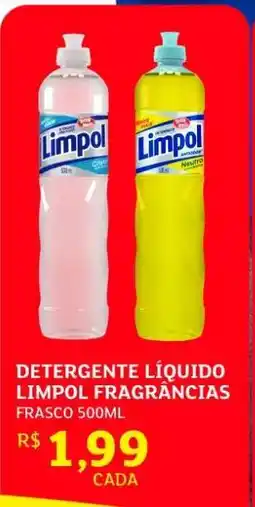 Assaí Atacadista Detergente Líquido Limpol Fragrâncias oferta