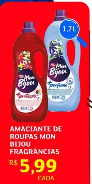 Assaí Atacadista Amaciante de Roupas Mon Bijou Fragrâncias oferta