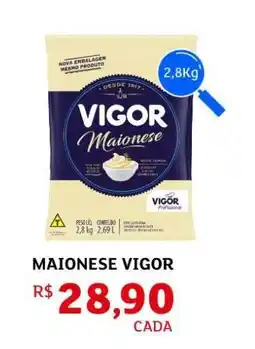 Assaí Atacadista Maionese Vigor oferta