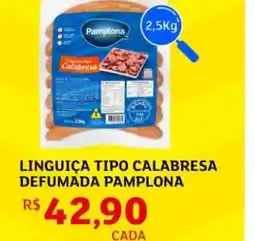 Assaí Atacadista Linguiça Tipo Calabresa Defumada Pamplona oferta