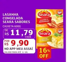 Assaí Atacadista Lasanha Congelada Seara Sabores oferta