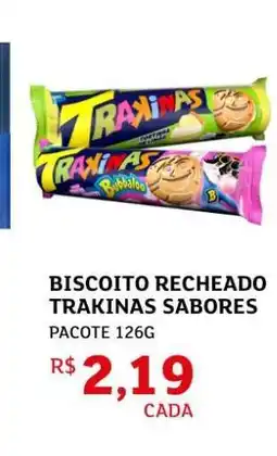 Assaí Atacadista Biscoito Recheado Trakinas Sabores oferta