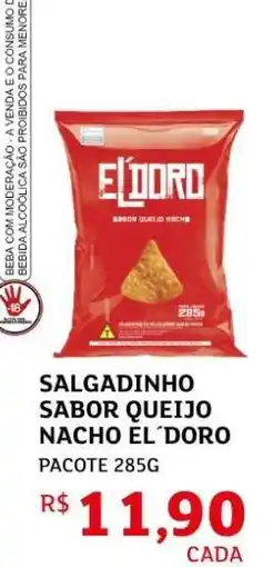 Assaí Atacadista Salgadinho Sabor Queijo Nacho El Doro oferta