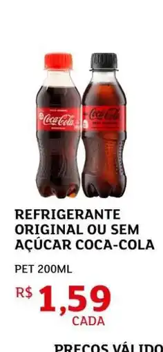 Assaí Atacadista Refrigerante Original ou Sem Açúcar Coca-Cola oferta