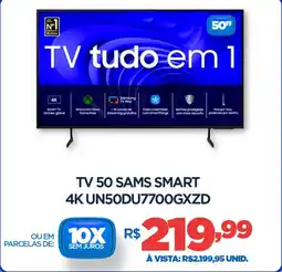 DB Supermercados Tv 50 sams smart 4K UN50DU7700GXZD oferta