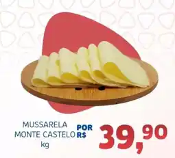 Bergamais Supermercados Mussarela por monte castelo oferta
