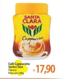 Atacadão Café Cappuccino Santa Clara Clássico Pote oferta
