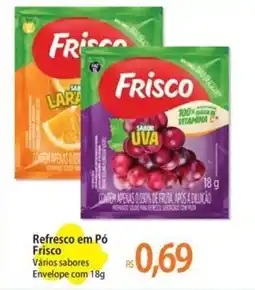 Atacadão Refresco em Pó Frisco Vários sabores Envelope com oferta