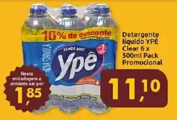 Supermercados Nori Detergente líquido YPÊ Clear oferta