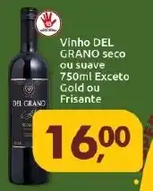 Supermercados Nori Vinho DEL GRANO seco ou suave oferta