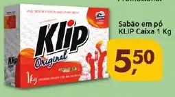 Supermercados Nori Sabão em pó KLIP Caixa oferta