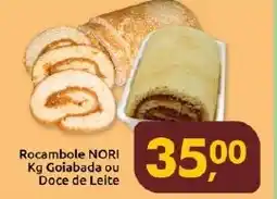 Supermercados Nori Rocambole NORI Goiabada ou Doce de Leite oferta