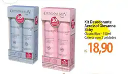 Atacadão Kit Desodorante Aerossol Giovanna Baby oferta