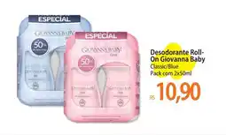 Atacadão Desodorante Roll-On Giovanna Baby Classic/Blue Pack com 2x50ml oferta