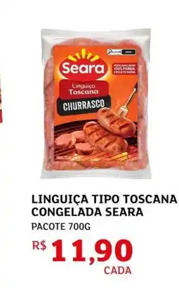 Assaí Atacadista Linguiça Tipo Toscana Congelada Seara oferta