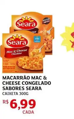Assaí Atacadista Macarrão Mac & Cheese Congelado Sabores Seara oferta