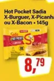 Rede Supermarket Hot Pocket Sadia X-Burguer, X-Picanha ou X-Bacon oferta