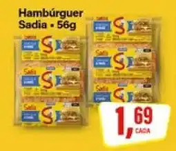 Rede Supermarket Hambúrguer Sadia - 56g oferta
