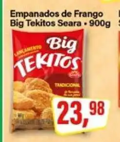 Rede Supermarket Empanados de Frango Big Tekitos Seara oferta
