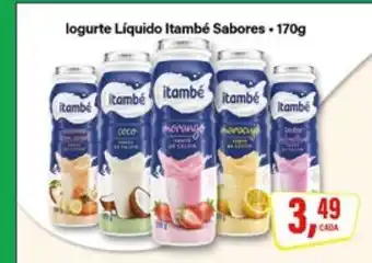 Rede Supermarket Iogurte Líquido Itambé Sabores oferta