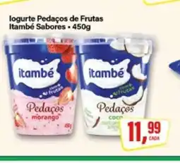 Rede Supermarket Iogurte Pedaços de Frutas Itambé Sabores oferta