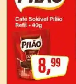 Rede Supermarket Café Solúvel Pilão Refil oferta