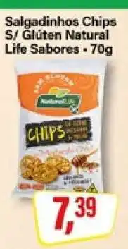 Rede Supermarket Salgadinhos Chips S/ Glúten Natural Life Sabores oferta