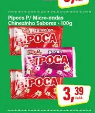 Rede Supermarket Pipoca P/ Micro-ondas Chinezinho Sabores oferta