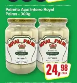 Rede Supermarket Palmito Açaí Inteiro Royal Palms - 300g oferta