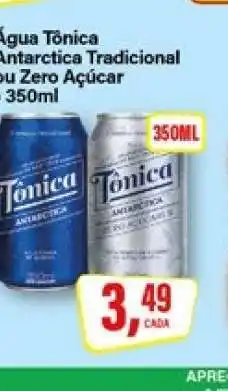 Rede Supermarket Água Tônica Antarctica Tradicional ou Zero Açúcar 350ml oferta