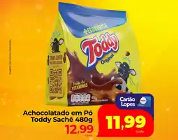 Lopes Supermercados Achocolatado em Pó Toddy Sache oferta