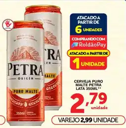Roldão Cerveja puro malte petra lata oferta
