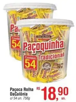 Fort Atacadista Paçoca Rolha DaColônia oferta