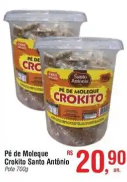 Fort Atacadista Pé de Moleque Crokito Santo Antônio Pote oferta