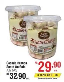 Fort Atacadista Cocada Branca Santo Antônio Pote oferta