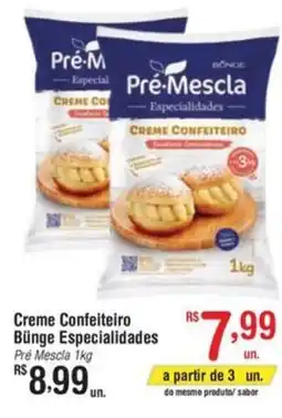 Fort Atacadista Creme Confeiteiro Bünge Especialidades Pré Mescla oferta