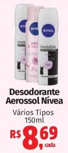 Supermercados Mateus Desodorante Aerossol Nívea Vários Tipos oferta